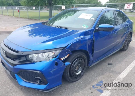 2018 Honda Civic Sport from USA, damaged, VIN SHHFK7H43JU237734